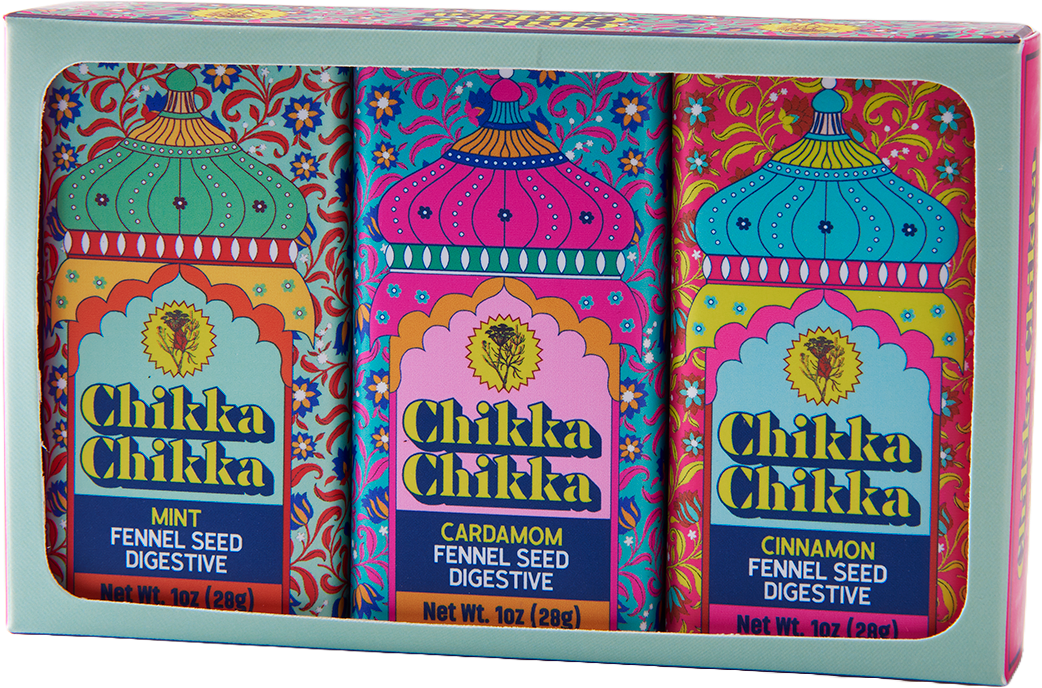 Chikka Chikka Three-Pack of 1oz Reusable Tins