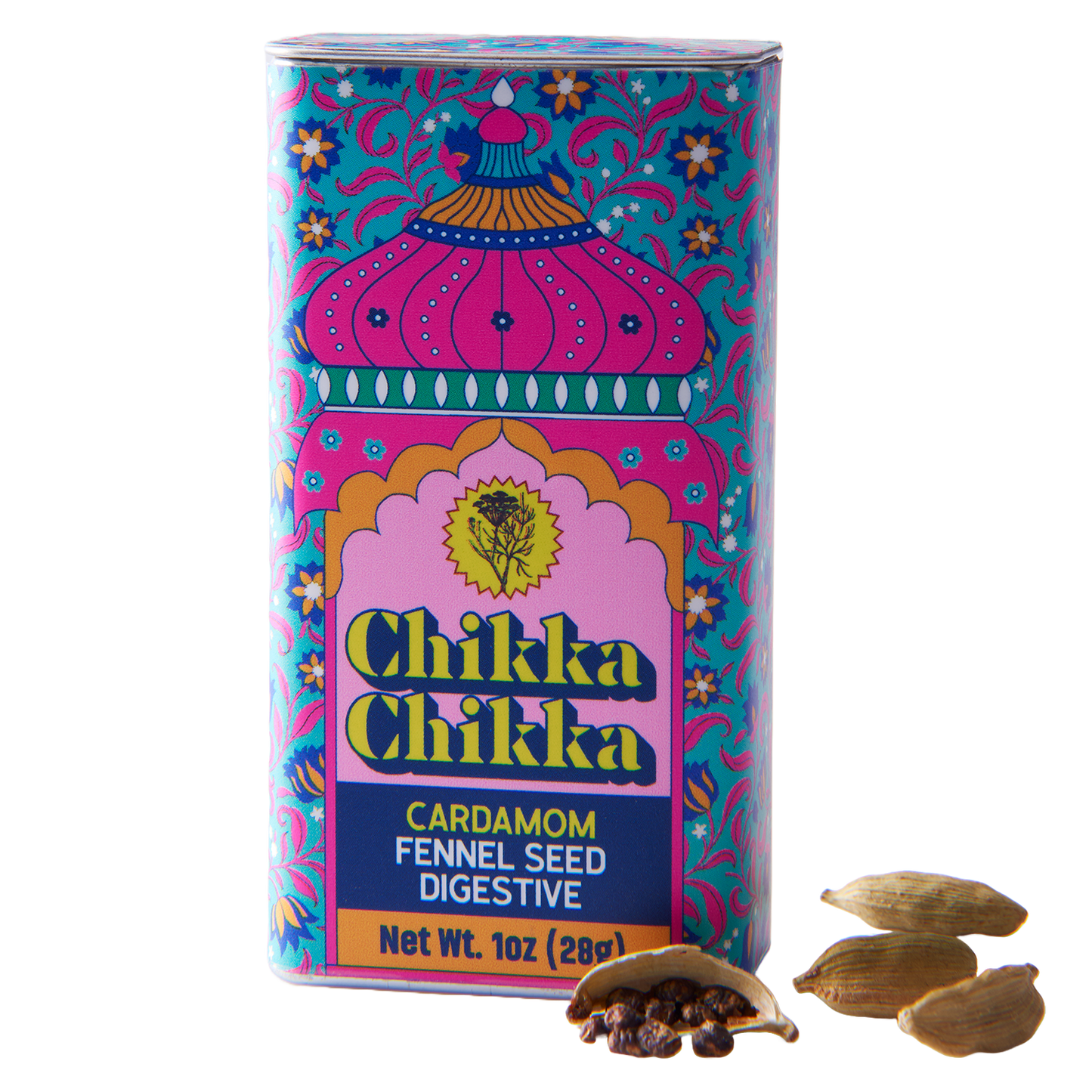 Cardamom Chikka Chikka 1oz Reusable Tin